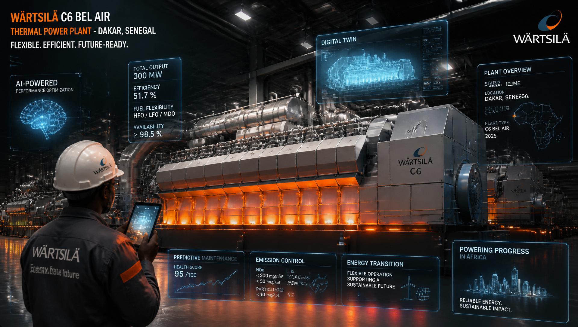 Centrale Wärtsilä C6 Bel Air